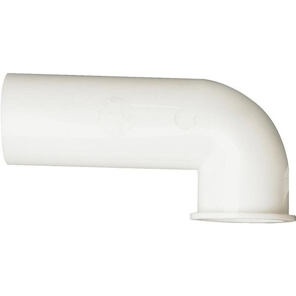 Plumb Pak Disposal Drain Elbow, Plastic, White, For InSinkErator Disposals PP855-78